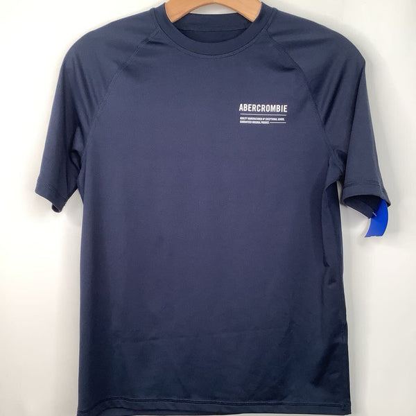 Size 13-14: Abercrombie Blue Short Sleeve Swim Shirt