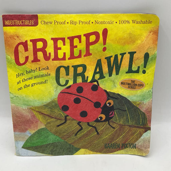 Indestructibles: Creep Crawl Soft Baby Bath Book