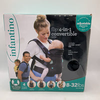 Infantino Flip 4-In-1 Grey Convertible Baby Carrier