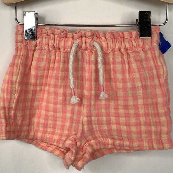 Size 6-12m: Old Navy Pink Checkered Shorts