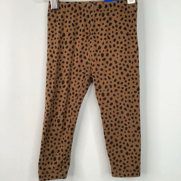 Size 18-24m: Old Navy Brown Black Polka-Dot Cozy Leggings