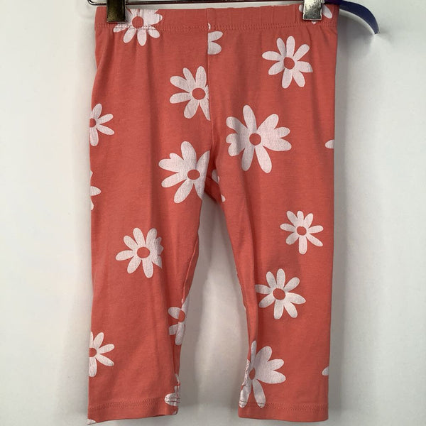 Size 12M: H&M Pink Flower Pattern Legging