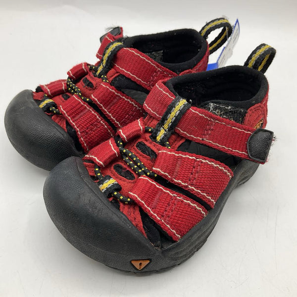Size 4: Keen Red Velcro Sandals