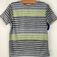 Size 5-6: Tommy Bahama Blue Grey Green Striped T-Shirt