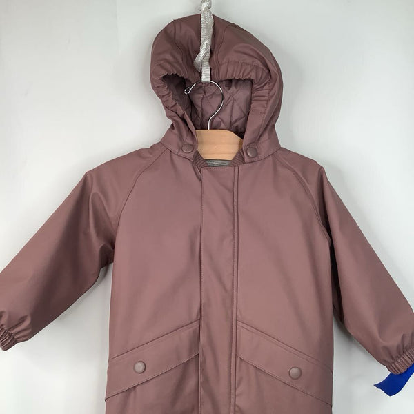Size 18m: Wheat Dusty Rose Rain Suit (Retail 125.00)