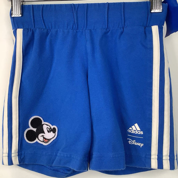 Size 4: Adidas Blue Mickey Mouse Shorts