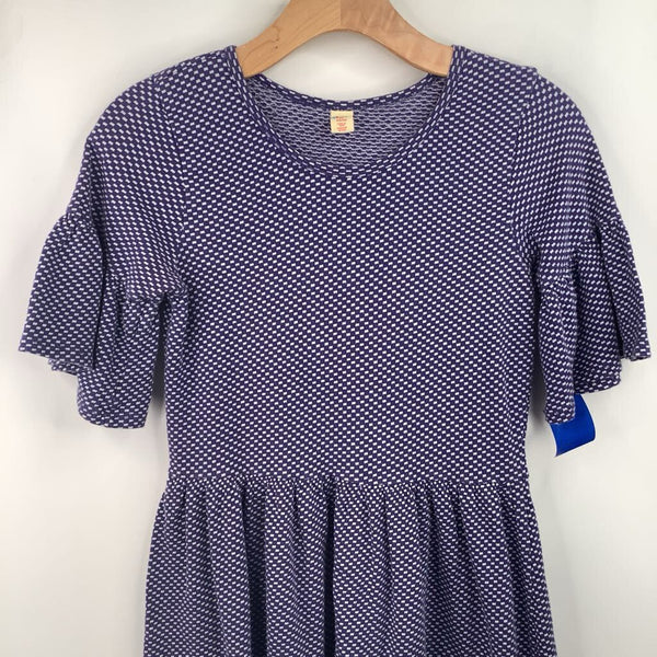 Size 14-16: Harper Canyon Blue White Dress