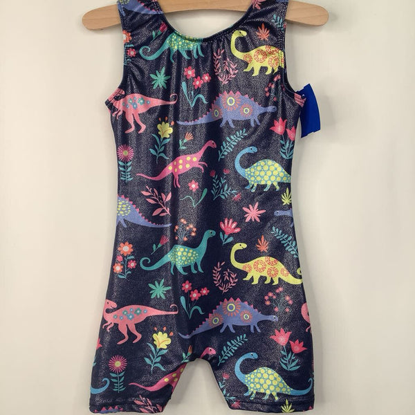 Size 6-8 Blue Dino Leotard