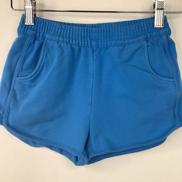 Size 8 (130): Hanna Andersson Blue Cozy Shorts