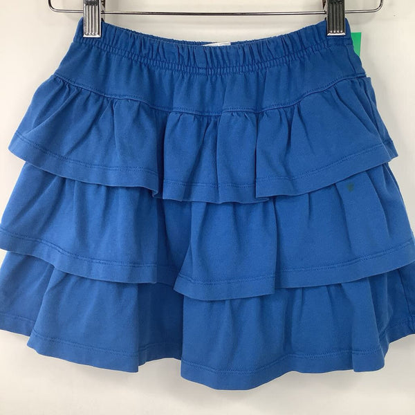 Size 8 (130): Hanna Andersson Blue Ruffle Skirt