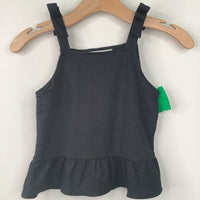 Size 8-10: H&M: Black Bow Tank Top