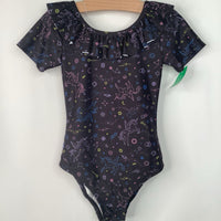 Size 5-6 (120): Hanna Andersson Black Pegasus 1pc Swimsuit