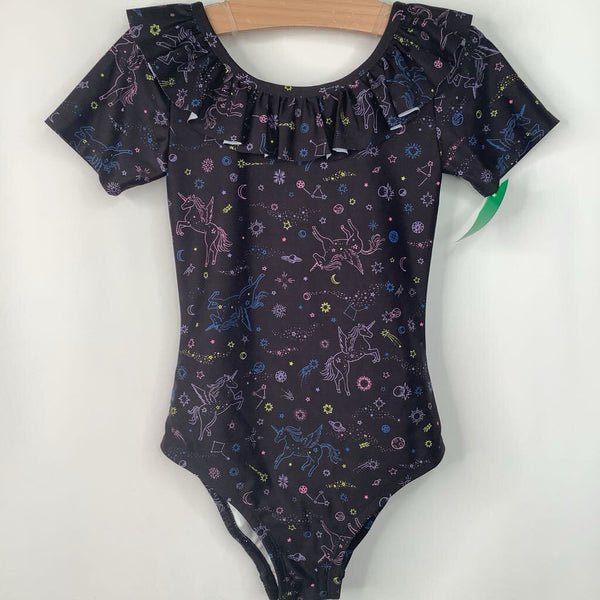 Size 5-6 (120): Hanna Andersson Black Pegasus 1pc Swimsuit