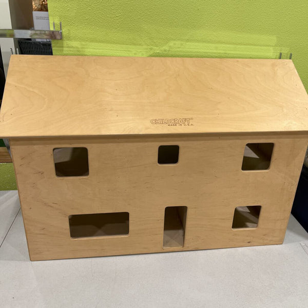 Childcraft Wooden Dollhouse W/Assorted Accessories