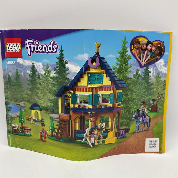 Lego Friends Assorted Legos W/Forest Horseback Riding Center Book