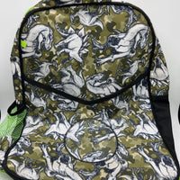 Green Camo Dinosaur Backpack Set