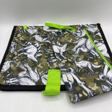 Green Camo Dinosaur Backpack Set