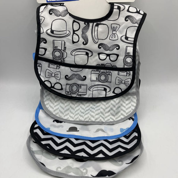 Hudson Baby 5pc Food Catching Bibs