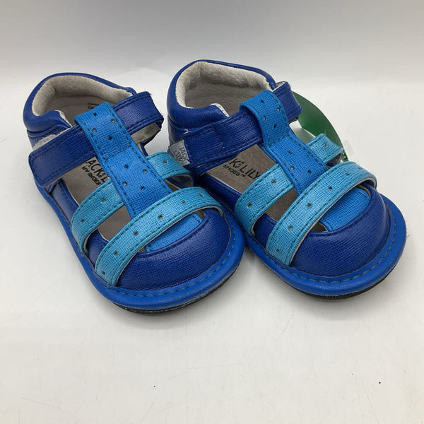 Size 5: Jack & Lily Blue Velcro Strap Sandals