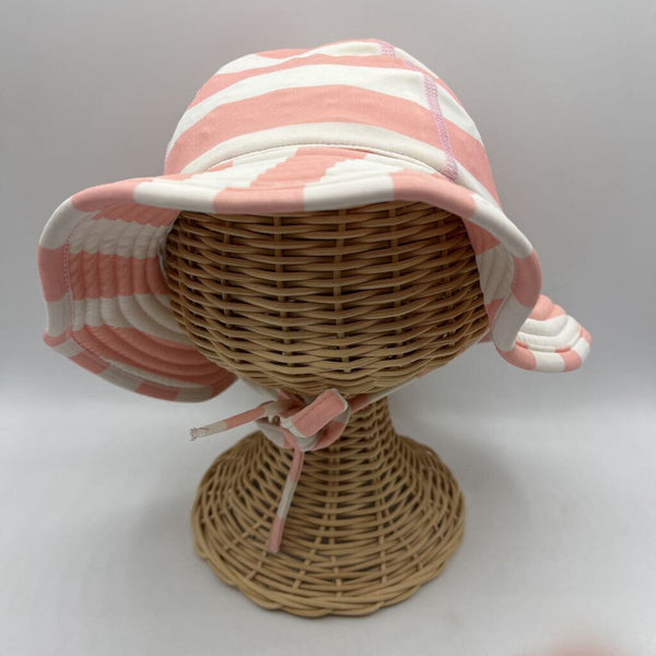 Size XS: Hanna Andersson Pink/White Striped Sun Hat