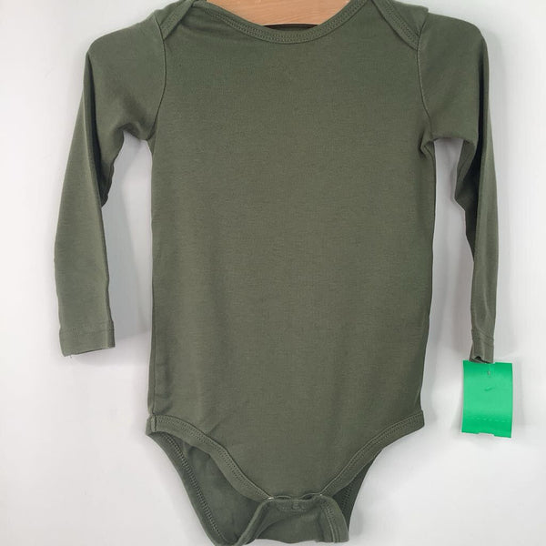Size 18-24m: Primary Green Long Sleeve Onesie