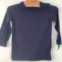 Size 18-24m: Primary Dark Blue Long Sleeve Shirt