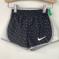 Size 6: Nike Black/White Athletic Shorts