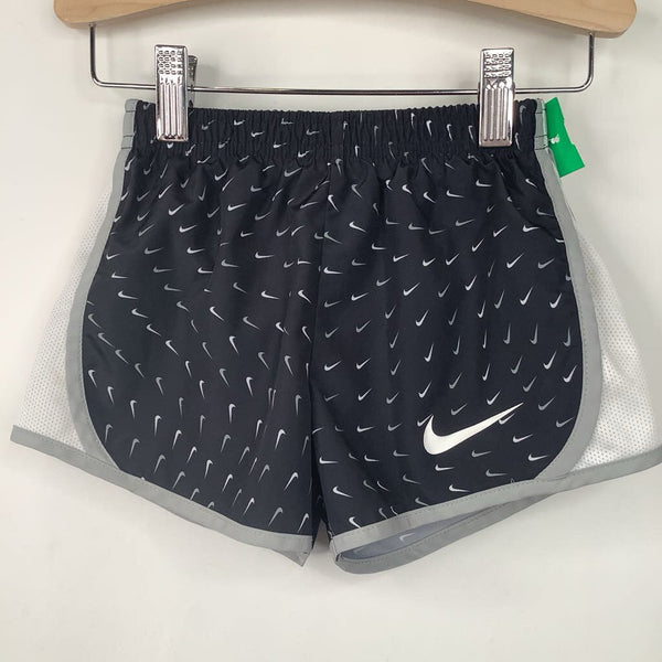 Size 6: Nike Black/White Athletic Shorts