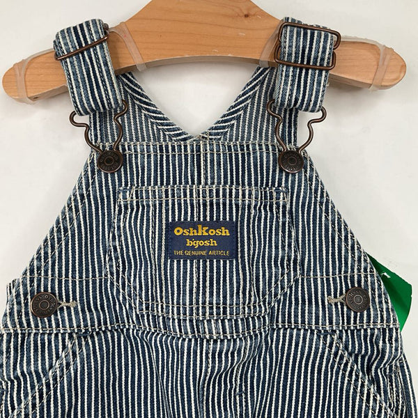 Size 3m: Osh Kosh B'Gosh Blue/White Striped Overalls