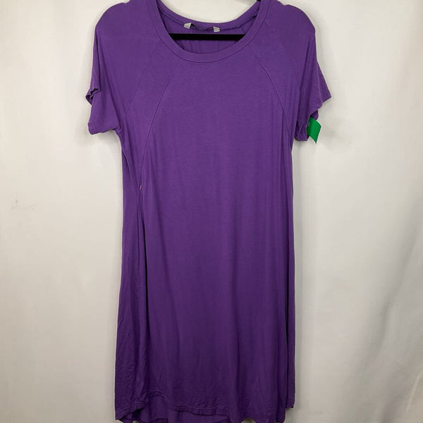 Size S: Ekouder Purple Short Sleeve Dress