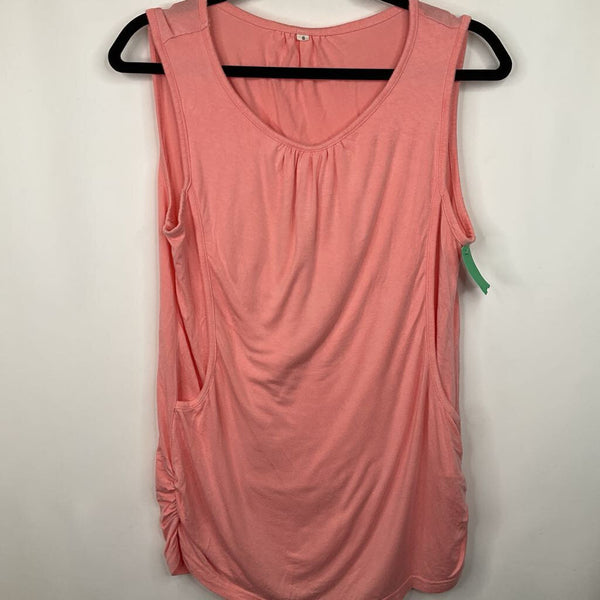 Size S: Pink Cap Sleeve Nursing Dress