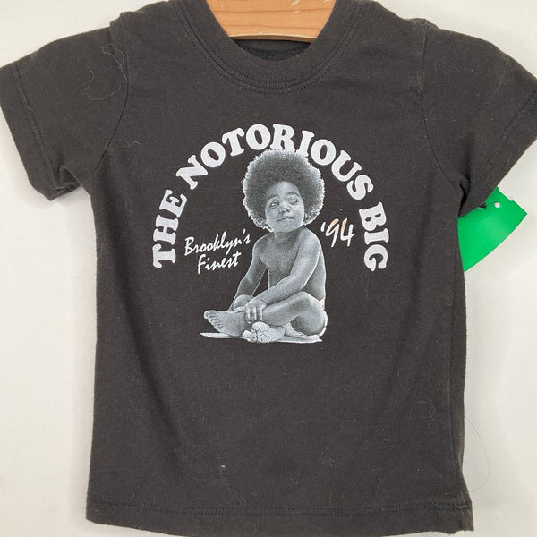 Size 18m: The Notorious BIG Black T-Shirt