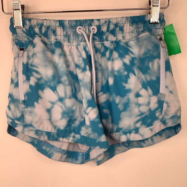 Size 8-10: Athleta Girl Blue Tie Dye Shorts