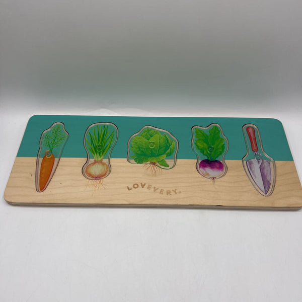 Lovevery Wooden Community Garden Peg Puzzle
