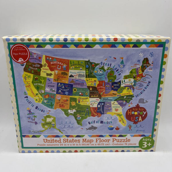 United States 74pc Floor Puzzle