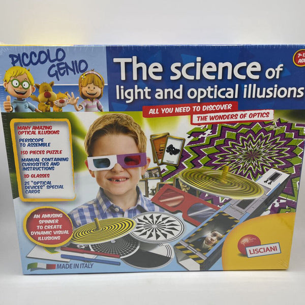 Piccolo Genio: The Science Of Light & Optical Illusions-NEW