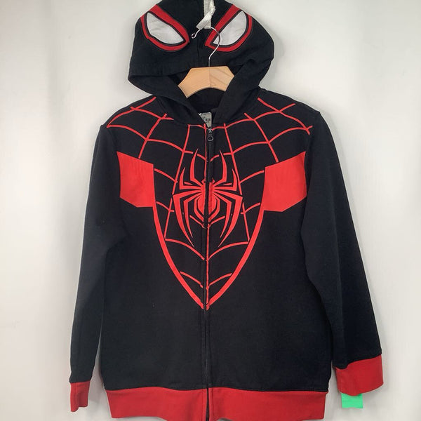 Size 14-16: Spider-Man Red/Black Spider Man Zip-Up Hoodie