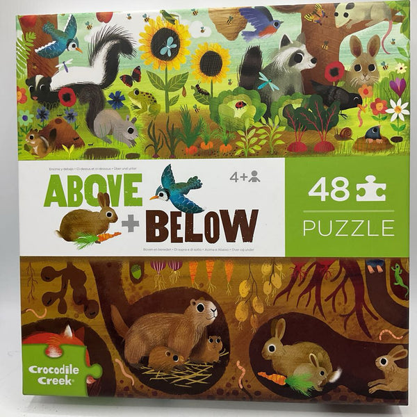 Crocodile Creek Above + Below 48pc Puzzle