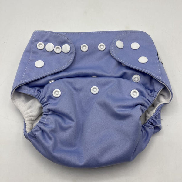 Size 1: Adenous Nursery Purple Adjustable Snap Diaper