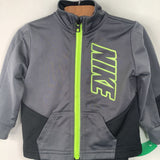 Size 6m: Nike Grey/Black/Neon Yellow 2pc Set