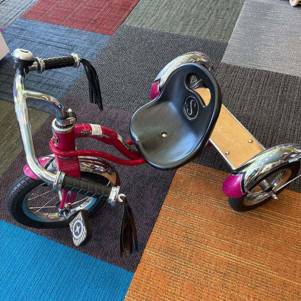 Schwinn Roadster Magenta Tricycle W/ Bell & Tassels (retails $130) REDUCED