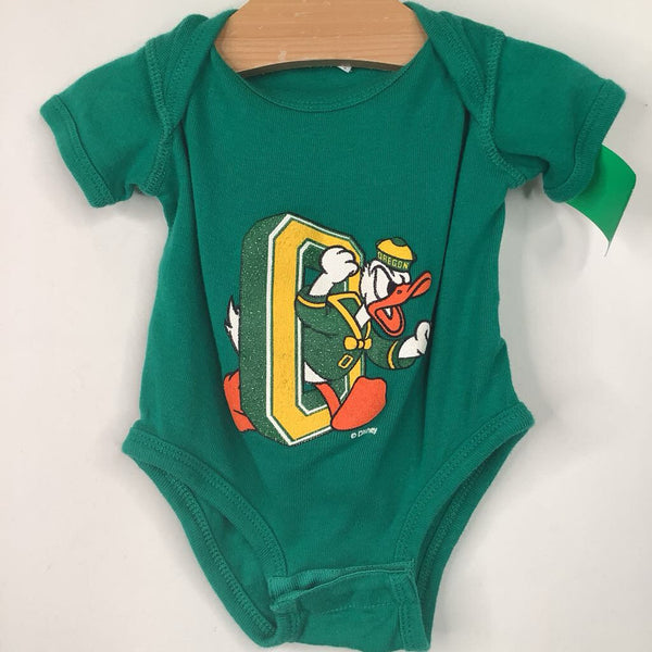 Size 6m: Rabbit Skins Green Timbers Onesie