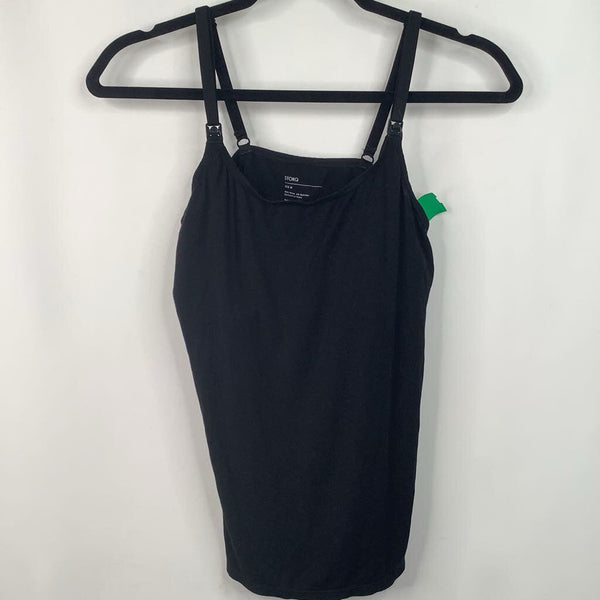 Size M: Storq Black Nursing Tank Top