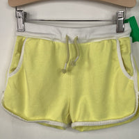 Size 6-7: Lands' End Yellow/White Drawstring Shorts