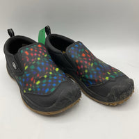 Size 4Y: Keen Black/Rainbow Slip On Shoes