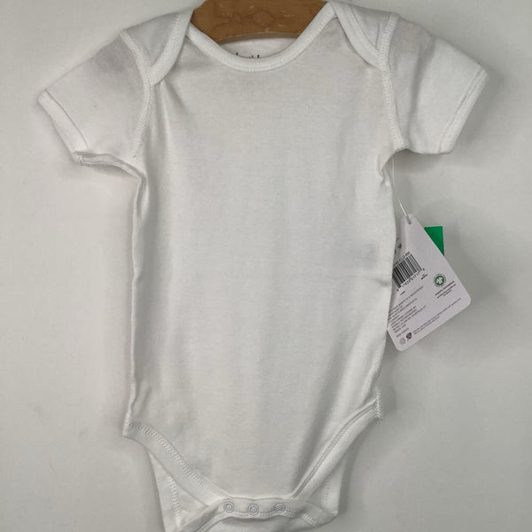 Size 3-6m: Burt's Bees White Onsie NEW