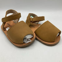 Size 8: Piper Finn Tan Buckle Strap Sandals-NEW