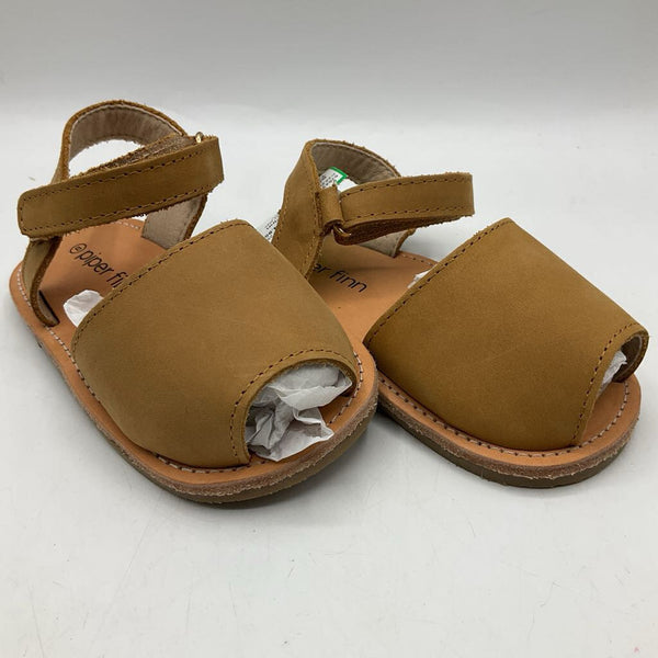 Size 8: Piper Finn Tan Buckle Strap Sandals-NEW