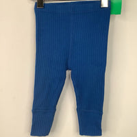 Size 3-6m (60): Hanna Andersson Blue Textured Leggings
