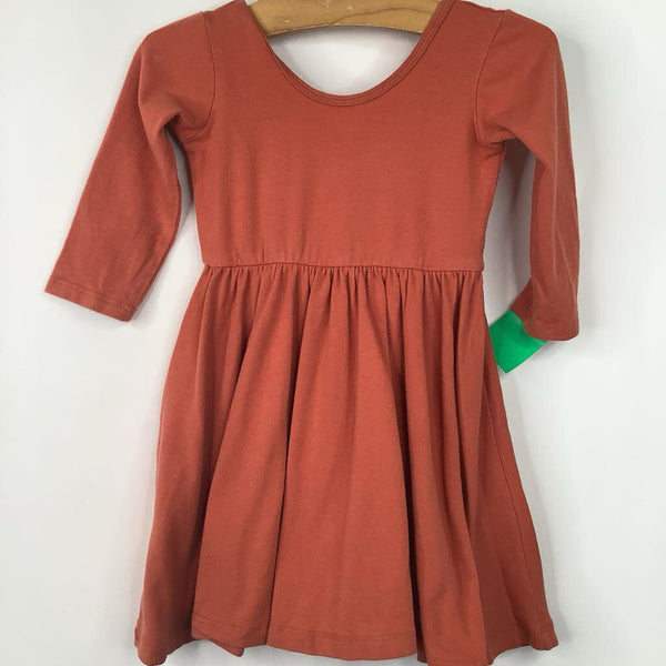 Size 3: Alice + Ames Orange Long Sleeve Dress
